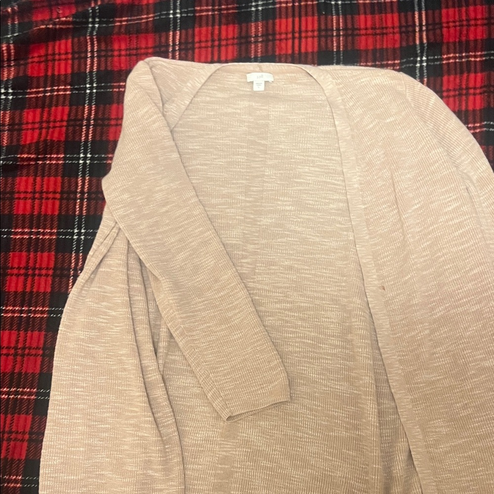 Elegant Beige Women's Cardigan Sweater